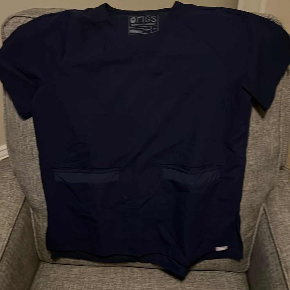 Figs Women’s Scrub Top Limited Edition Navy XS